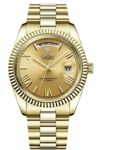 Men's Classic Watch - gold-tone bracelet and gold dial